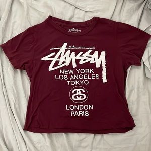 Stussy crop top